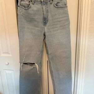 Abercrombie & Fitch Light 90s Relaxed High Rise Jeans